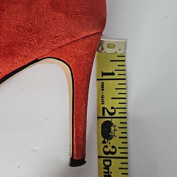 Steven By Steve Madden Red Suede Booties Woman's size 6 - Picture 14 of 16